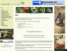 Tablet Screenshot of en.butterflycorner.net